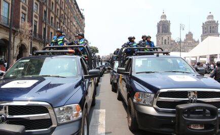 SSP y PGJ blindan CDMX con operativo contra delincuencia