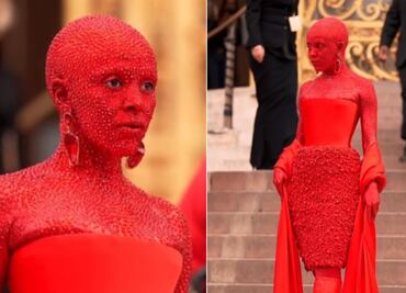 Doja Cat sorprende cubierta con 30 mil cristales de Swarovski