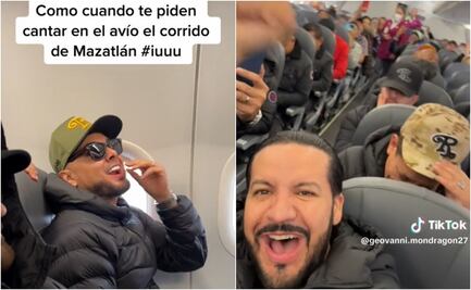TikTok: Banda El Recodo sorprende a pasajeros de avión con "concierto" en pleno vuelo