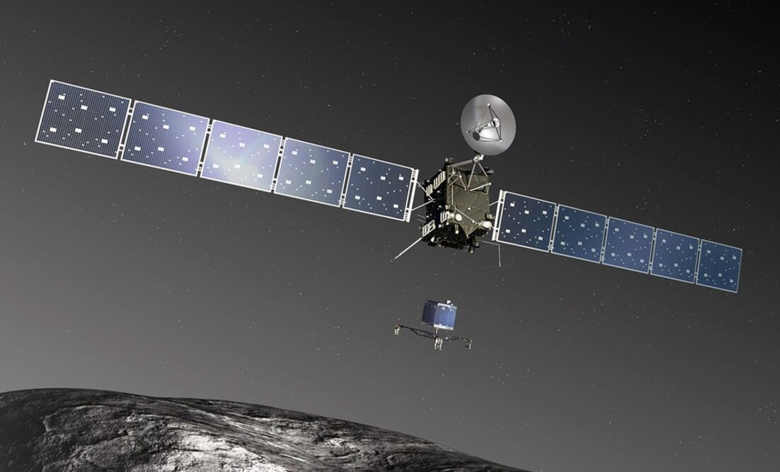 La misión Rosetta, la primera diseñada para orbitar y aterrizar sobre un cometa, se inició hace más de una década. FOTO:EL UNIVERSAL
