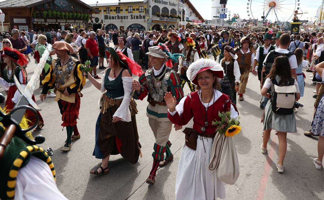 Festival Oktoberfest en Múnich, Alemania. Foto: EFE
