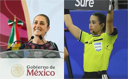 Claudia Sheinbaum reconoce a Katia Itzel García tras su debut mundialista