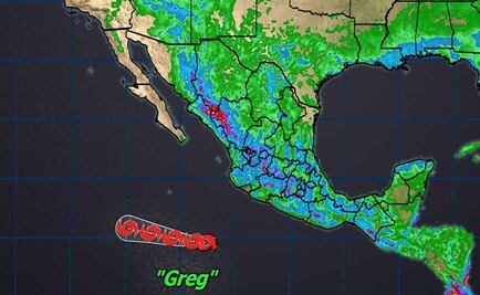 Tormenta tropical "Greg" se forma en el Pacífico 