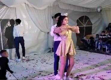 Niño se mete en baile de quinceañera y termina pisoteado; video se vuelve viral en Tiktok