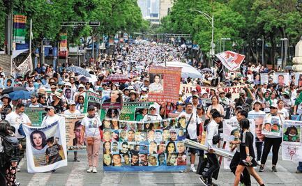 Hubo un desaparecido por hora en sexenio de AMLO