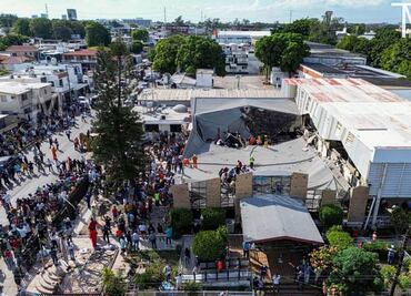Reportan 7 personas fallecidas y 10 más rescatadas con vida, tras derrumbe en iglesia de Ciudad Madero, Tamaulipas