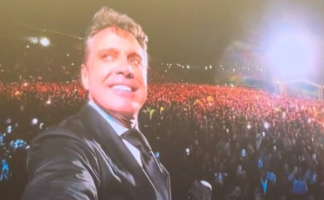 Luis Miguel, feliz durante los primeros conciertos en México.