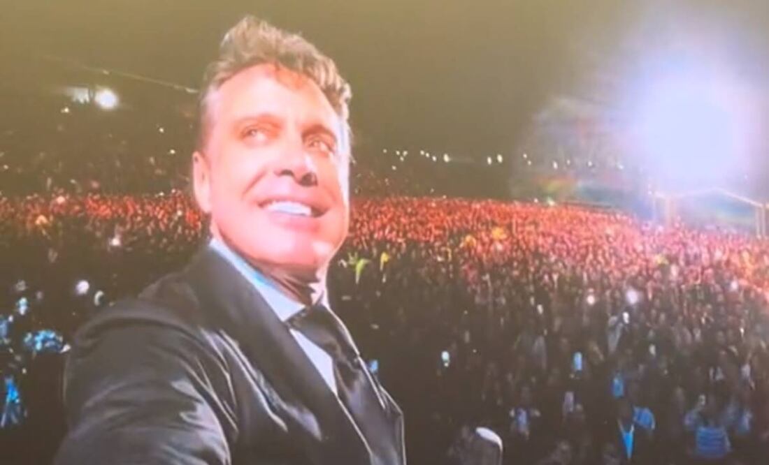 Luis Miguel, feliz durante los primeros conciertos en México.