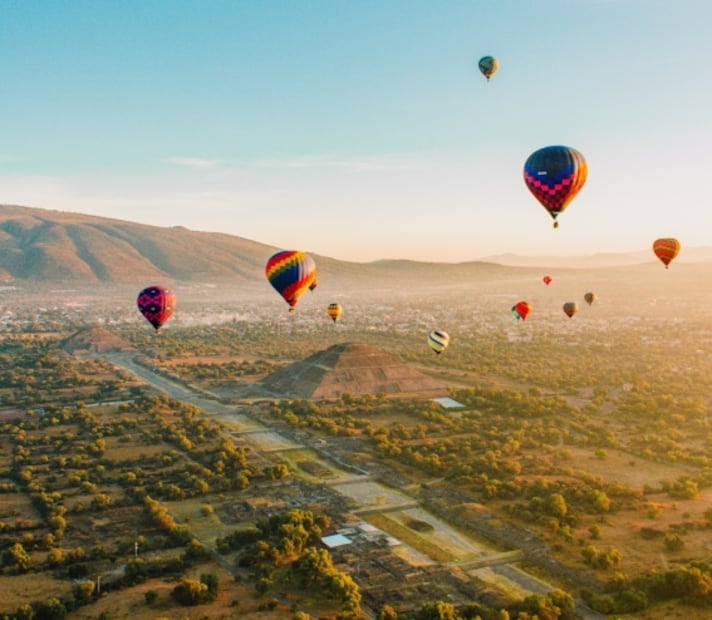 ¿Dejarán de volar globos aerostáticos en Teotihuacán?