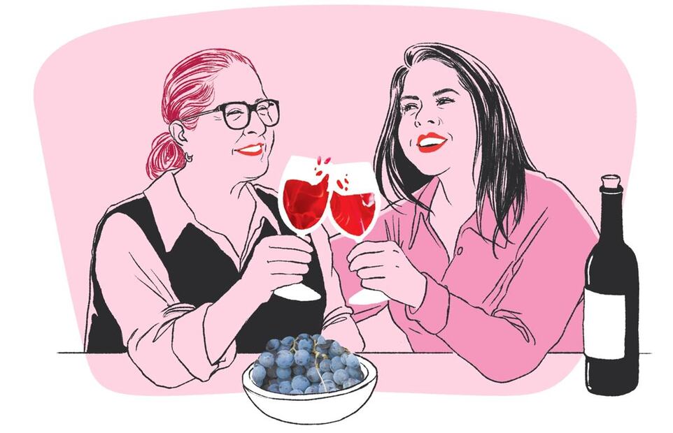 Día de las madres - Dinastías gastronómicas y vinícolas. Ilustración: Ani Cortés / EL UNIVERSAL