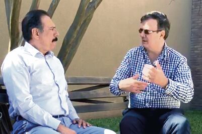 Reaparece Ebrard en EU y llama al voto por Hillary