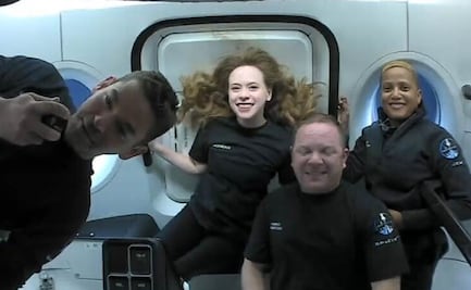 Turistas espaciales de SpaceX vuelan más alto que la Estación Espacial Internacional