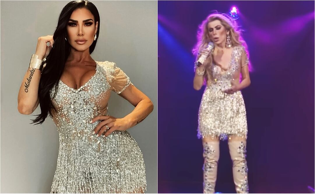 Lis Vega reconoce que el vestido que usó en mayo pasado era propiedad de Dulce.
Fotos: Instagram, vía @lisvegaoficial & YouTube