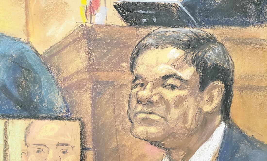 En el juicio contra El Chapo Guzmán se presentó el audio en el que se le escucha negociar el envío de droga a Chicago. Foto: EFE