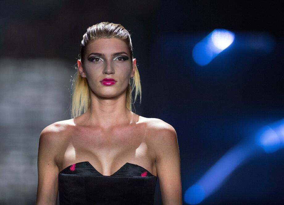 La modelo Giuliana Farfalla. Foto: AP