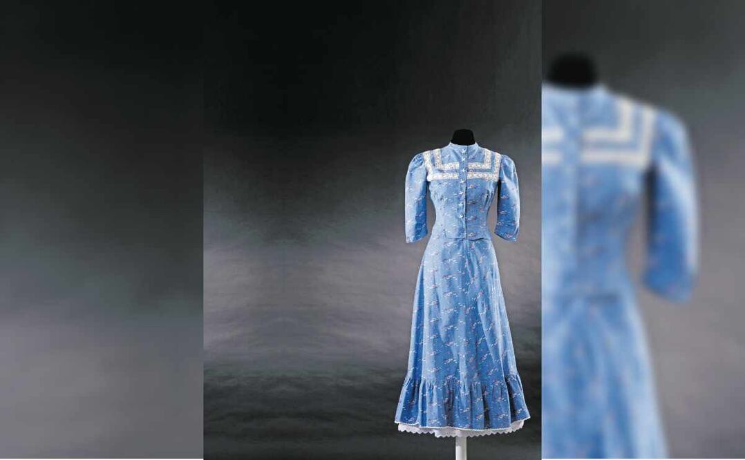 El vestido que usó la actriz Dolores del Río en la película "Flor Silvestre". Foto: Gabriel Pano / El UNIVERSAL