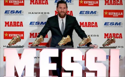 Lionel Messi recibe una quinta e histórica Bota de Oro