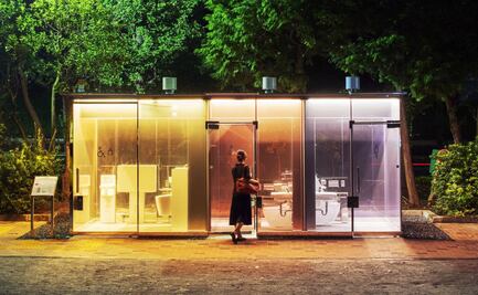 Los nuevos baños públicos transparentes y al aire libre de Japón 