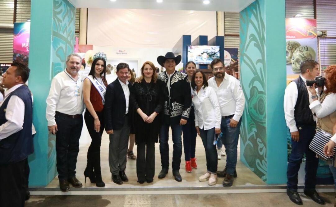 Francisco García Cabeza de Vaca en el arranque oficial de la Expo Feria Tam 2019. Foto: Especial