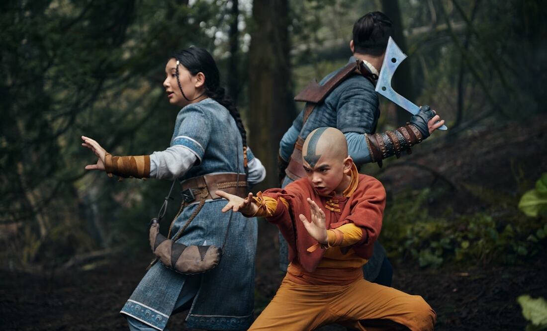 La serie de "Avatar: la leyenda de Aang" se ha puesto entre lo más visto de Netflix en la semana. Foto: EL UNIVERSAL