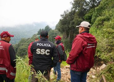 Sedema realiza operativo en Los Dinamos para intervenir diez hectáreas; casi la mitad estaban ocupadas por construcciones ilegales