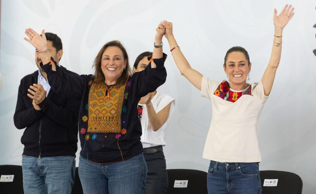 La presidenta Claudia Sheinbaum Pardo encabeza el evento Programas para el Bienestar, en Tihuatlán, Veracruz. Foto: Hugo Salvador / EL UNIVERSAL