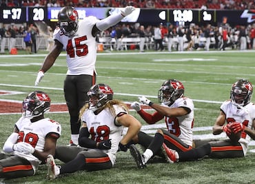 Buccaneers y Brady superan a los Falcons; llegan a tres victorias seguidas
