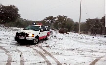 Emite PF aviso de precaución por nieve en carretera Chihuahua-Sonora