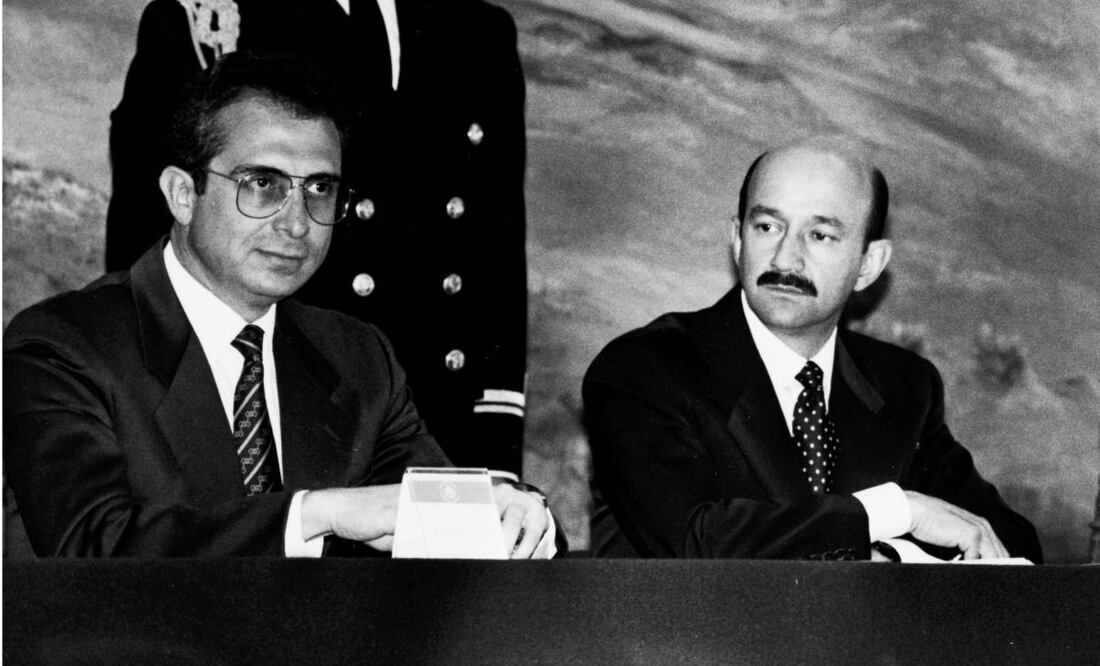 Ernesto Zedillo Ponce de León y Carlos Salinas de Gortari, de aliados priistas a rivales políticos. Foto: Especial