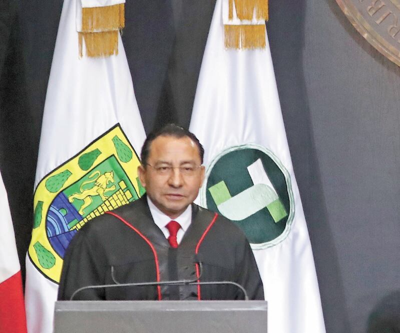 Re pre sentante. El presidente del Tribunal Superior de Justicia de la Ciudad de México (TSJ), Rafael Guerra Álvarez. ARCHIVO EL UNIVERSAL