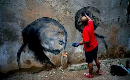 Artista cubano le pone diversidad a los muros de La Habana