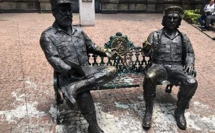 Retiro de esculturas del "Che" y Fidel Castro, sin autorización legal: Gobierno CDMX; no hubo solicitud para quitarlas