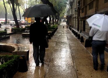 Lluvia ligera en siete delegaciones de la CDMX