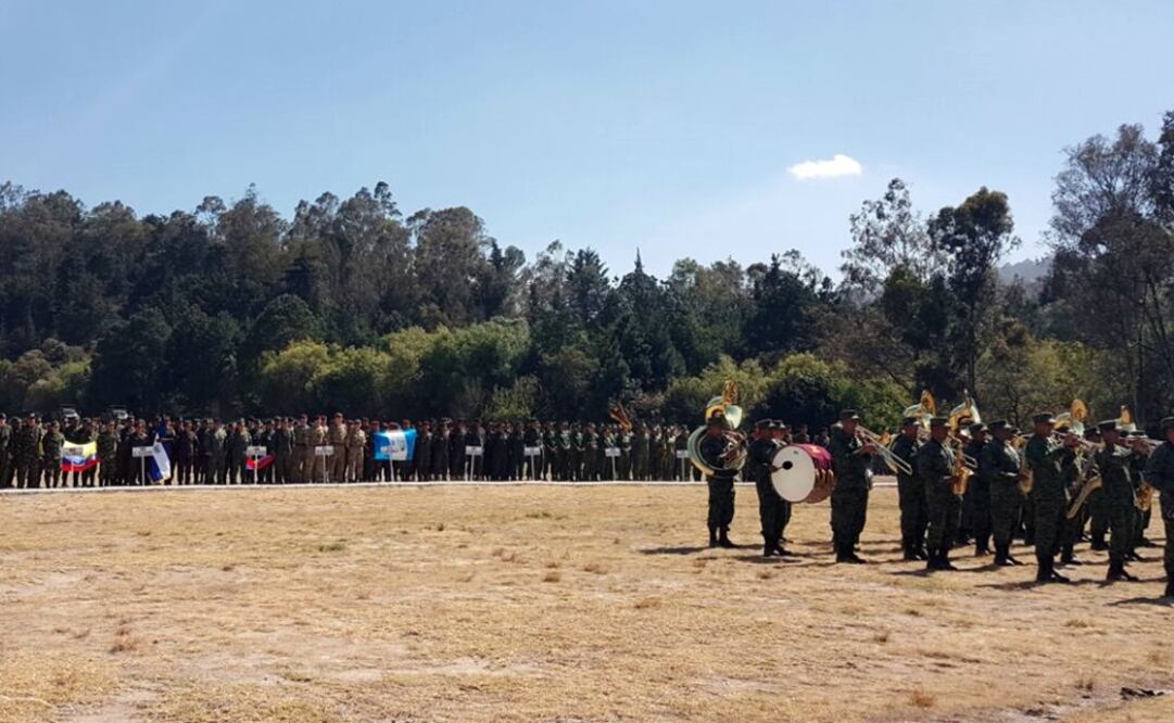 En la edición 2017, participan pelotones de Brasil, Canadá, El Salvador, Ecuador, Gran Bretaña, Guatemala, Honduras, Nicaragua, Rusia, Venezuela y México. /Javier Garduño - EL UNIVERSAL