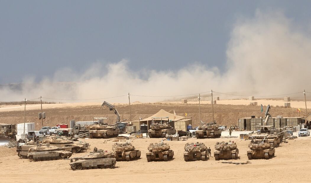 El ejército israelí ha intensificado los preparativos logísticos y operativos ante la ampliación de las operaciones de combate y una movilización a gran escala de reservistas. Foto: EFE