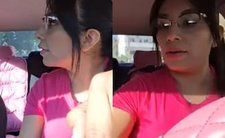 Pasajero rechaza viajar en auto decorado de rosa y conductora lo exhibe en redes; video se vuelve viral