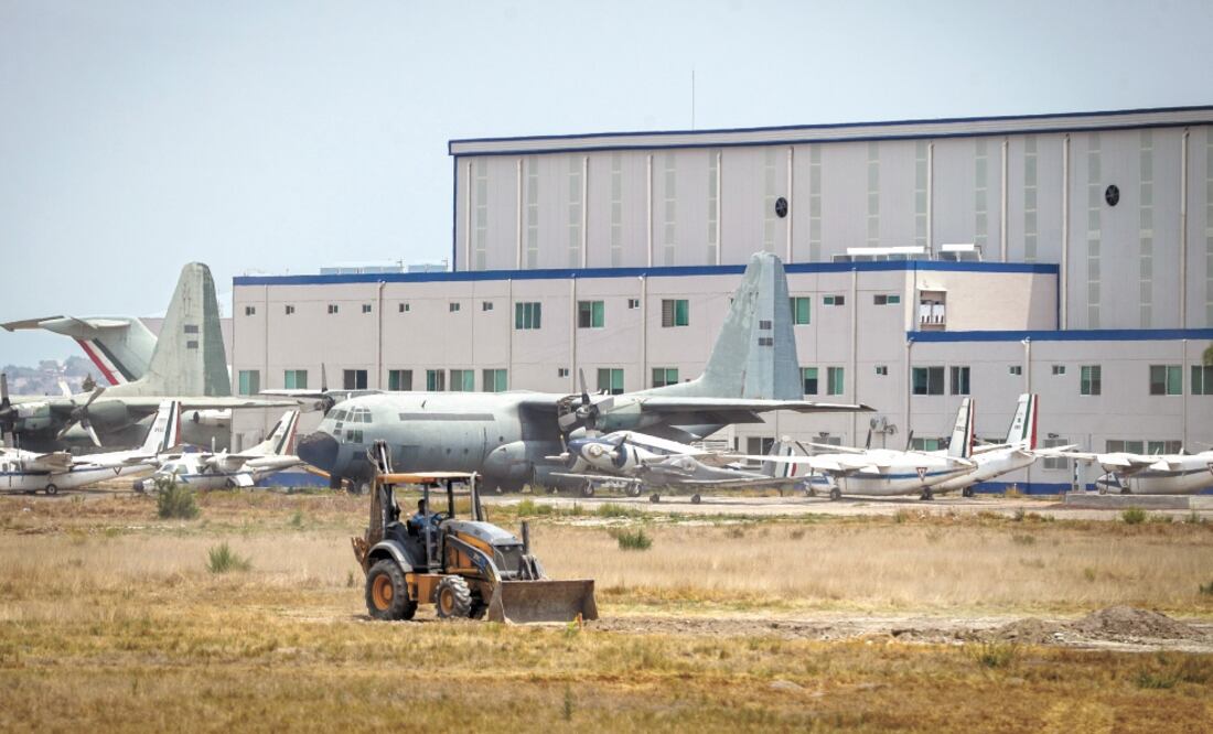 La base aérea está inmersa en los mantos acuíferos del Valle del Mezquital, Texcoco, Zona Metropolitana de la Ciudad de México y Cuautitlán-Pachuca. Foto: ARCHIVO EL UNIVERSAL