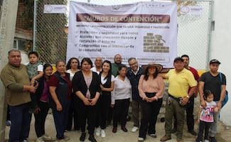 Magdalena Contreras refuerza zonas de riesgo ante lluvias; construyen muros y estabilizan taludes