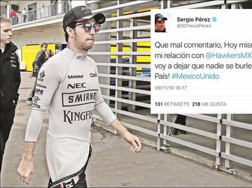 Patrocinador de "Checo" Pérez se burla de mexicanos