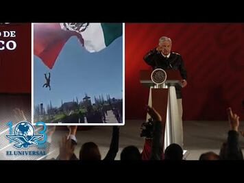 Soldado que sufrió accidente con la bandera se encuentra estable