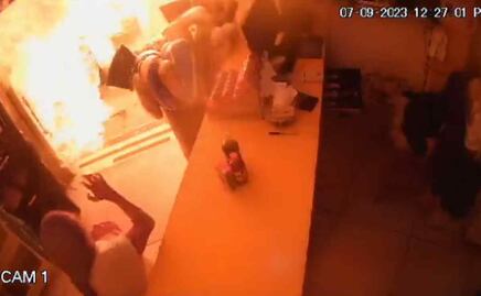 VIDEO: Explota tanque de gas en mercado de Morelia, Michoacán; hay 10 personas lesionadas