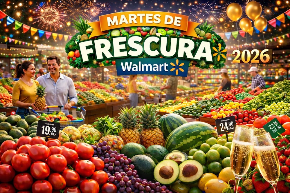 Martes de Frescura en Walmart. Foto: Creada con IA
