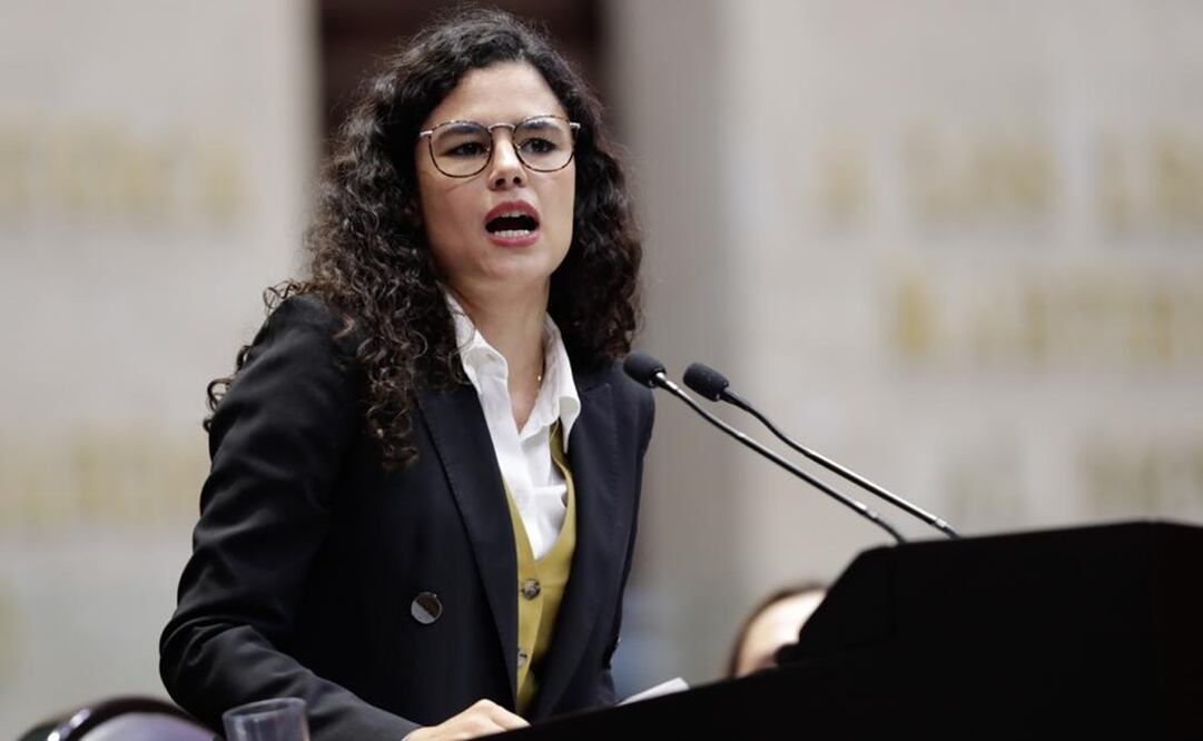 Luisa María Alcalde comparece en San Lázaro. Foto: Diego Simón Sánchez / EL UNIVERSAL