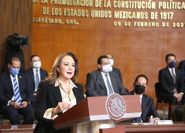 Destaca ministra Esquivel esfuerzos "titánicos" para conseguir vacuna