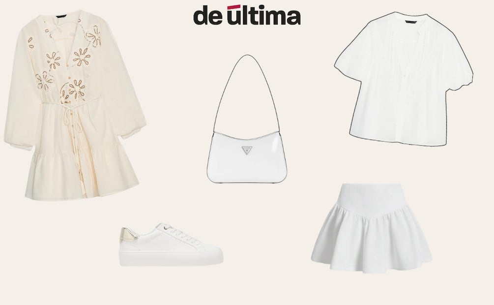 El blanco representa limpieza, claridad y la oportunidad de empezar de cero en Año Nuevo. Foto: Guess, Liverpool, Zara