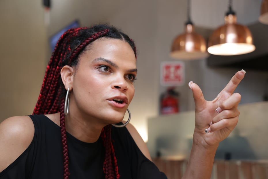 "Ya basta de decir que vivimos en paz. Este mundo es violento con nosotras”, expresa Mikaelah Drullard para EL UNIVERSAL  
Foto: Fernanda Rojas / El Universal