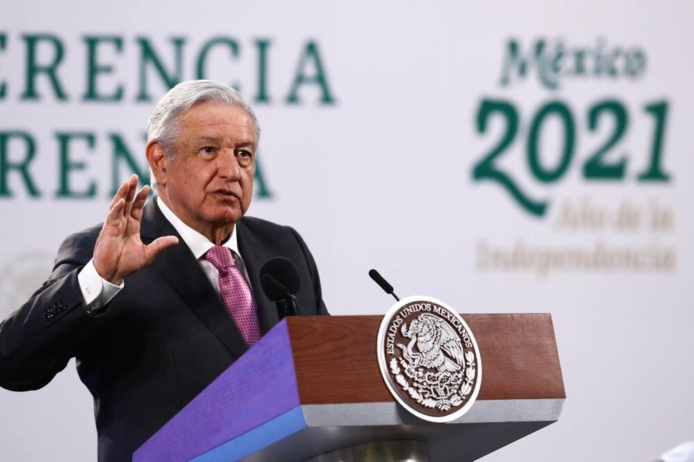 El Presidente durante su conferencia de esta mañana. Foto: Diego Simón / EL UNIVERSAL