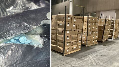 Hallan 3.5 millones de píldoras de fentanilo; eran transportadas con judías verdes en EU