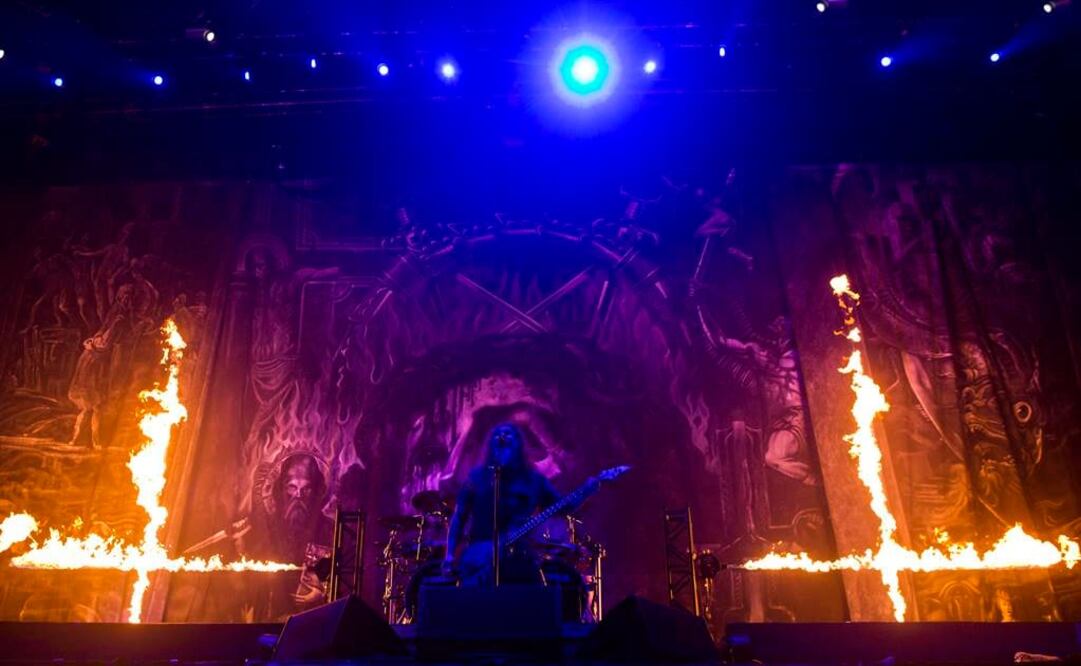 Tom Araya durante su presentación en el Knot Fest 2016 en el Estado de México. Fotografía de Christopher Rogel-Blanquet EL UNIVERSAL