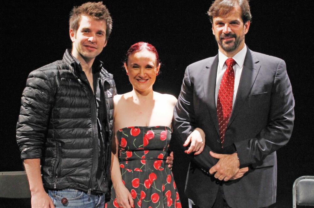 Mario Sepúlveda, Alejandra Desiderio y José Antonio López Tercero (JENIFER NAVA. EL UNIVERSAL)